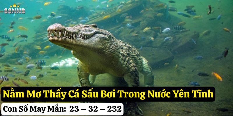 nằm mơ thấy cá sấu