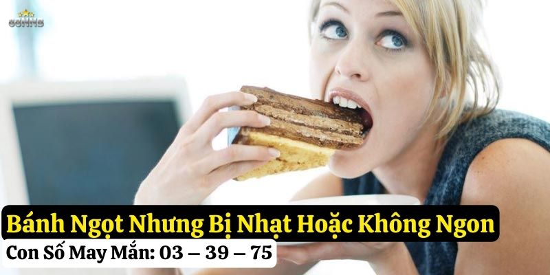 mơ ăn bánh ngọt