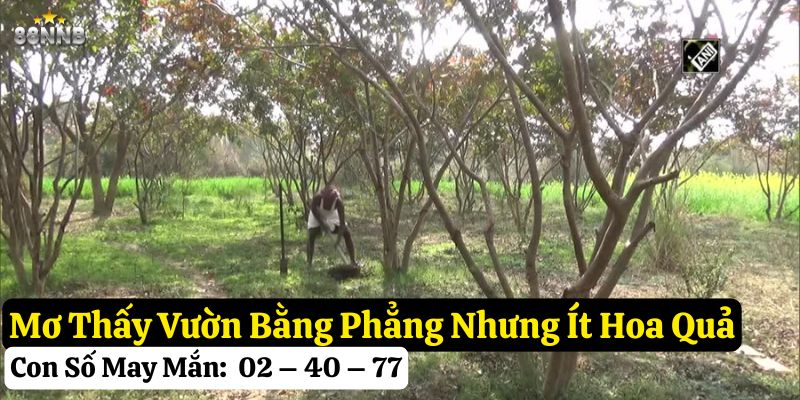 nằm mơ thấy làm vườn