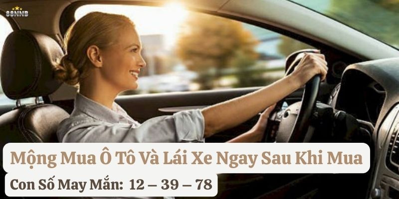 nằm mơ thấy mua ô tô